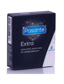 pasante - extra condom extra thick 3 units