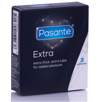pasante - extra condom extra thick 3 units
