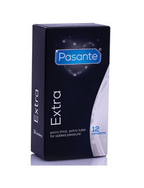 pasante - extra condom extra thick 12 units