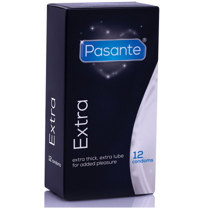 pasante - extra condom extra thick 12 units