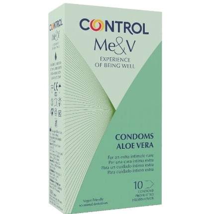 control - preservativos con aloe vera 10 unidades