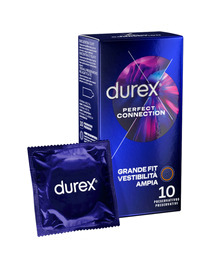 durex - perfect connection silicone extra lubrification 10 units