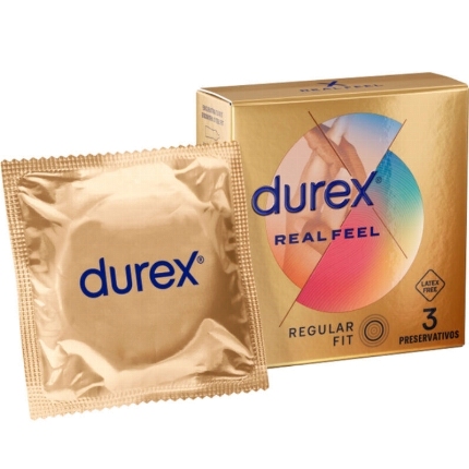 3 x Preservativos Durex Real Feel