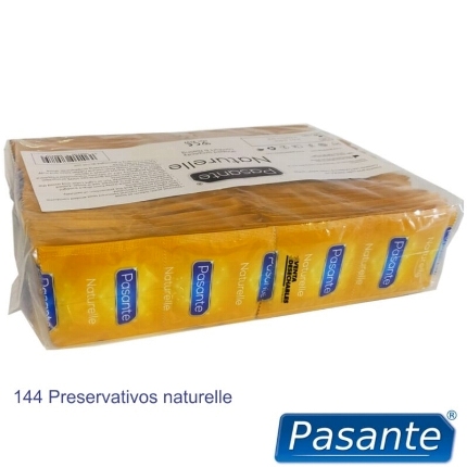pasante - preservativos naturelle bolsa 144 unidades