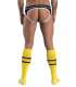 Football socks with Pocket Mister B Urban Yellow 134009