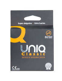 3 x Preservativo Uniq Classic Sem Látex