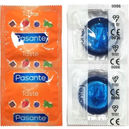 pasante - preservativo sabor arandano bolsa 144 unidades
