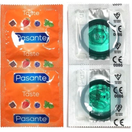 pasante - preservativo sabor menta bolsa 144 unidades