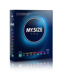 my size - pro condoms 45 mm 3 units