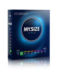 my size - pro condoms 47 mm 3 units