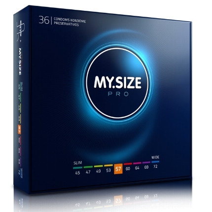 my size - pro condoms 57 mm 36 units