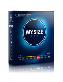 my size - pro condoms 60 mm 3 units