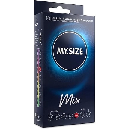 my size - mix condoms 60 mm 10 units