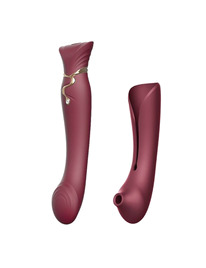 zalo - queen set pulse wave clit stim rojo