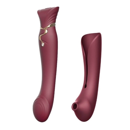 zalo - queen set pulse wave clit stim rojo