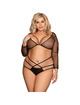 Subblime - queen plus strappy top and panties set