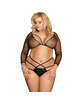 Conjunto Subblime Strappy Preto Plus Size