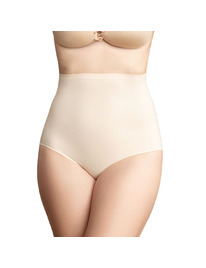 Cuecas Bye-bra Cintura Alta com Padding Bege