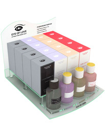 eye of love - display deluxe perfume 50 ml 16 piezas + testers