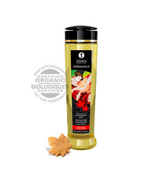 shunga - aceite de masaje organico delicia arce 240 ml