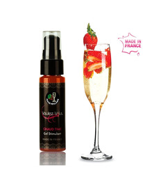 voulez-vous - stimulating gel - cava and strawberries flavour - 30 ml