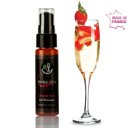 voulez-vous - stimulating gel - cava and strawberries flavour - 30 ml