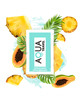 aqua travel - tropical fruits flavour waterbased lubricant 6 ml