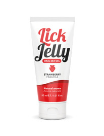 intimateline - lick jelly strawberry lubricant 50 ml