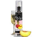 secretplay - peach sparkling wine massage oil 50 ml