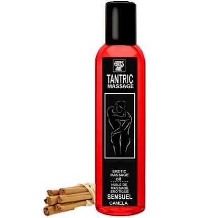 eros-art - natural tantric massage oil and aphrodisiac cinnamon 200 ml