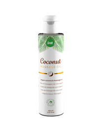 intt - sweet vegan massage oil with relaxing coconut flavored