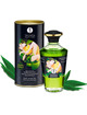 Shunga - organic green tea heat effect massage oil 100 ml