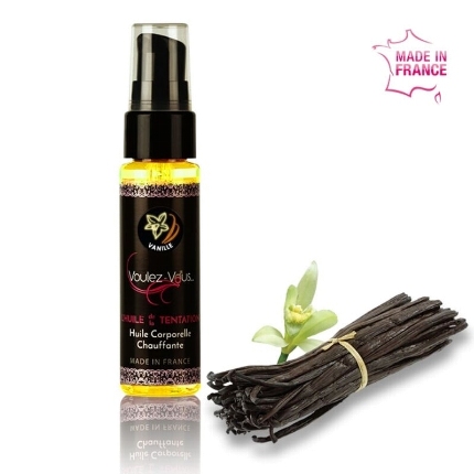 voulez-vous - warming body oil- vanilla 35 ml
