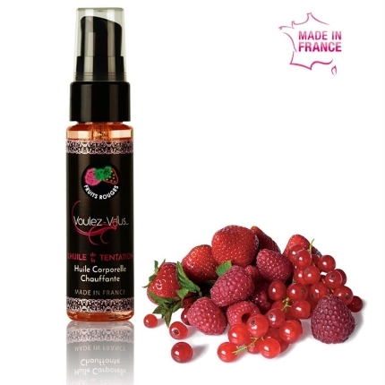 voulez-vous - warming body oil- soft fruit 35 ml