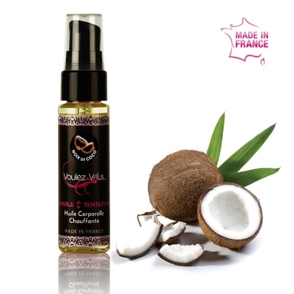 voulez-vous - warming body oil- coconut 35 ml