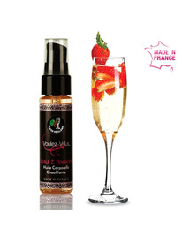 Óleo de massagem Voulez-Vous Efeito Quente Morango & Espumante 35 ml
