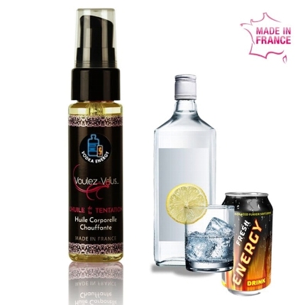 Voulez-vous - aceite efecto calor - vodka red bull 35 ml