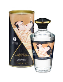 shunga - aceite masaje efecto calor sabor vanilla 100 ml