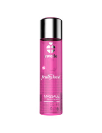 Óleo de Massagem Swede Efeito Quente Framboesa & Ruibarbo 120 ml