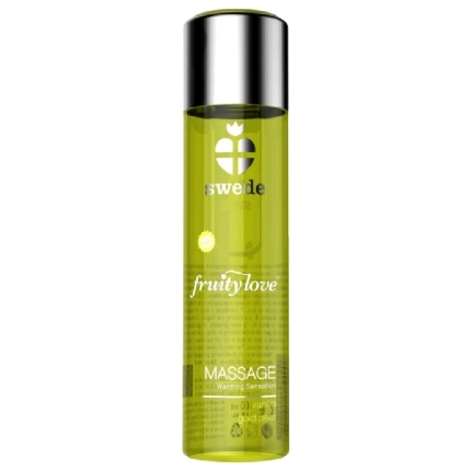 Óleo de Massagem Swede Efeito Quente Baunilha & Pera 120 ml