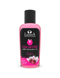 intimateline luxuria - voluptas edible massage gel warming effect - cherry 100 ml