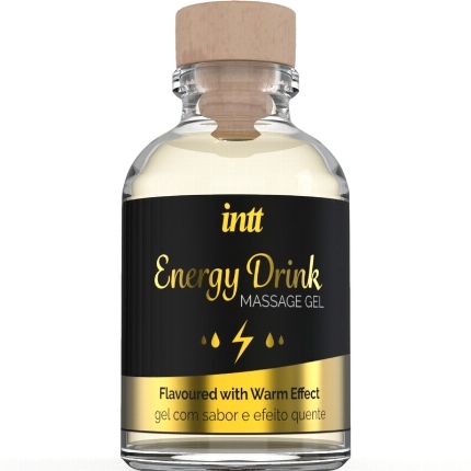 intt massage oral sex - massage gel with flavored energy ca drink and heating effect