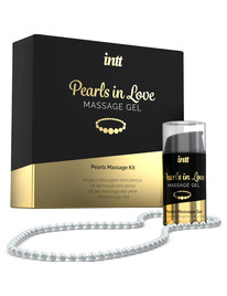intt massage oral sex - pearls in love con collar de perlas y gel de silicona