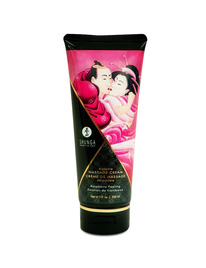 shunga - crema masaje frambuesa 200 ml