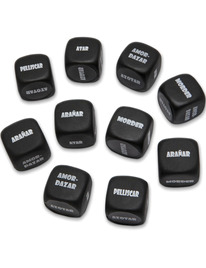 diablo picante - dado negro sado 3 x 3 mm