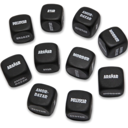 Diablo picante - dado negro sado 3 x 3 mm