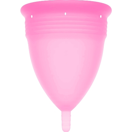 stercup - copa menstrual fda silicona talla l rosa