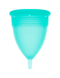 stercup - fda silicone menstrual cup size l aquamarine