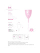 femintimate - eve silicone menstrual cup size l