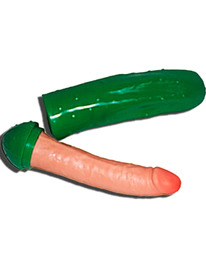 Dildo Diablo Pénis no Pepino